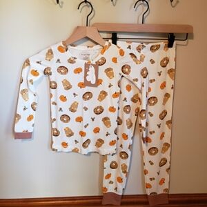 Angel Dear Pumpkin Spice Donut Bamboo PJs